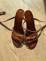 Massimo Dutti Sandalen, Cognac, Größe 36 Hessen - Bad Homburg Vorschau