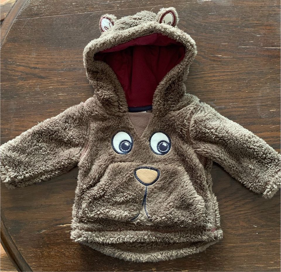 Neu! Niedlicher Baby Hoodie „Teddy“ / Baby Pulli - Größe 62 in Nauheim