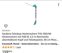 Gardena Teleskop Heckenschere 48 Nordrhein-Westfalen - Monheim am Rhein Vorschau