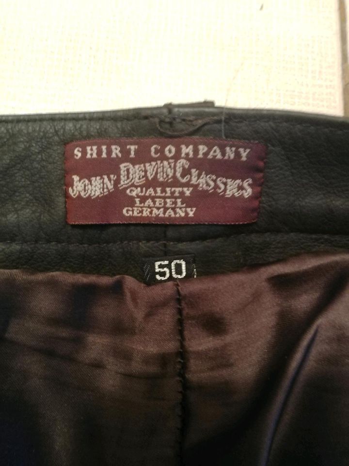 Lederhose Bikerhose aus echtem Leder! John Devin Classics Gr 50 in München