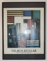 Vilmos Huszár: Kunstdruck - Ausstellungsplakat -  Aluminiumrahmen Niedersachsen - Scharnebeck Vorschau