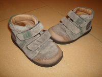 Halbschuhe Bama Gr. 21 grün beige Schuhe Klettverschluss Leder Thüringen - Weinbergen Vorschau