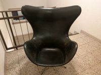 Arne Jacobsen Egg Chair für Fritz Hansen in Leder aus den 1970ern Düsseldorf - Bilk Vorschau