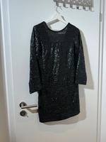 H&M Glitzer Kleid/Silvester schwarz/grün - Größe 38 / NEU Rheinland-Pfalz - Niederwambach Vorschau