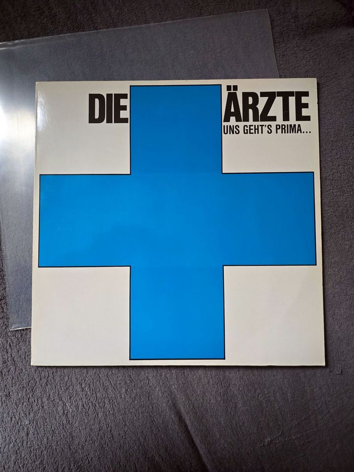 Die Ärzte – uns geht’s prima (blaues Kreuz), 12“ Vinyl, rar unges in Schönefeld