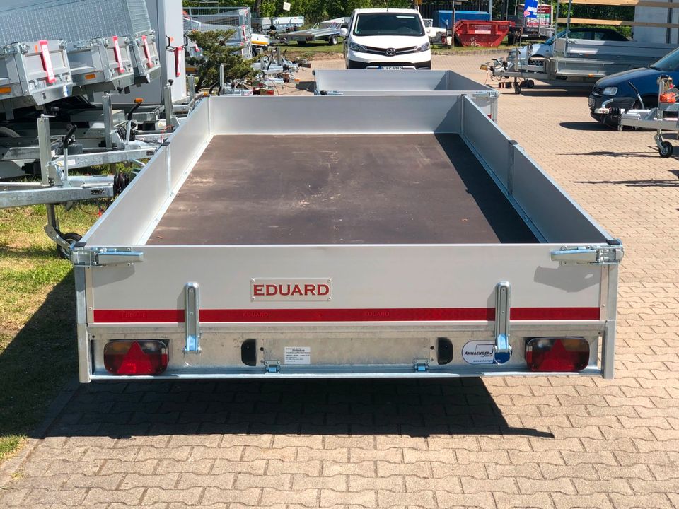 ⭐️ Eduard Auto Transporter 3000 kg 456x200x30cm Rampen Winde 56 in Schöneiche bei Berlin