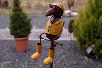 Regenmesser Vogel mit Regenzeug Gartenfigur Deko Gartendeko Schleswig-Holstein - Harrislee Vorschau