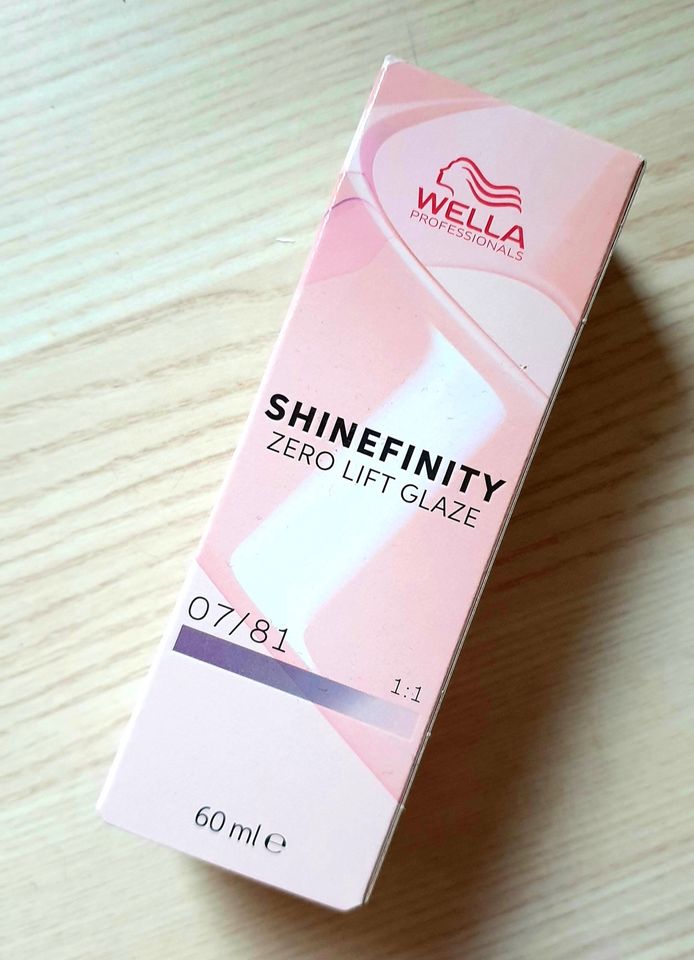 NEU Wella Shinefinity Zero Lift Glaze 07/81 Smoky Opal 60ml in Dorf Mecklenburg