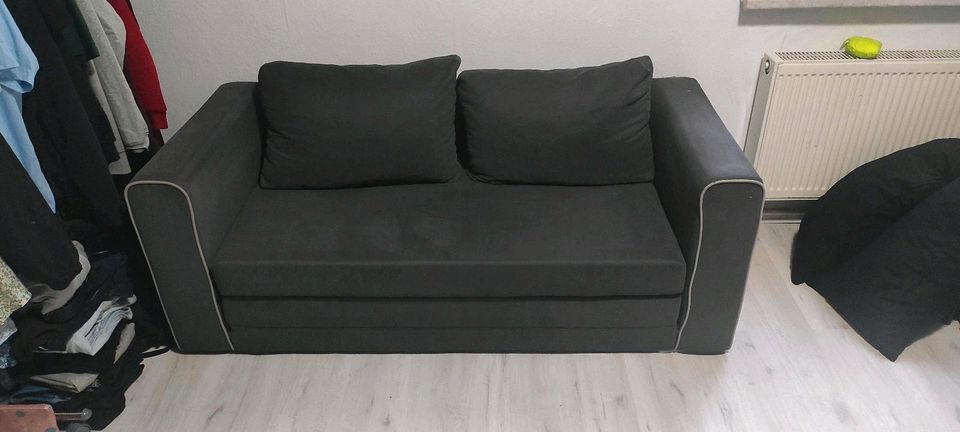 Sofa mit Schlaffunktion ohne Kissen in Zauchwitz