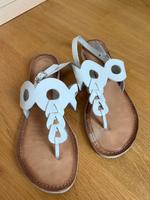 Marco Tozzi - Zehentrenner-Sandalen in weiß - Größe 40 Bayern - Untermeitingen Vorschau