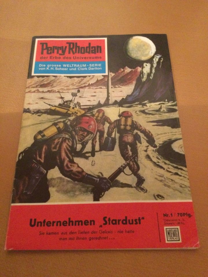 Perry Rhodan Heft Nummer 1 Reprint Nachdruck 1988 Moewig in Alzenau