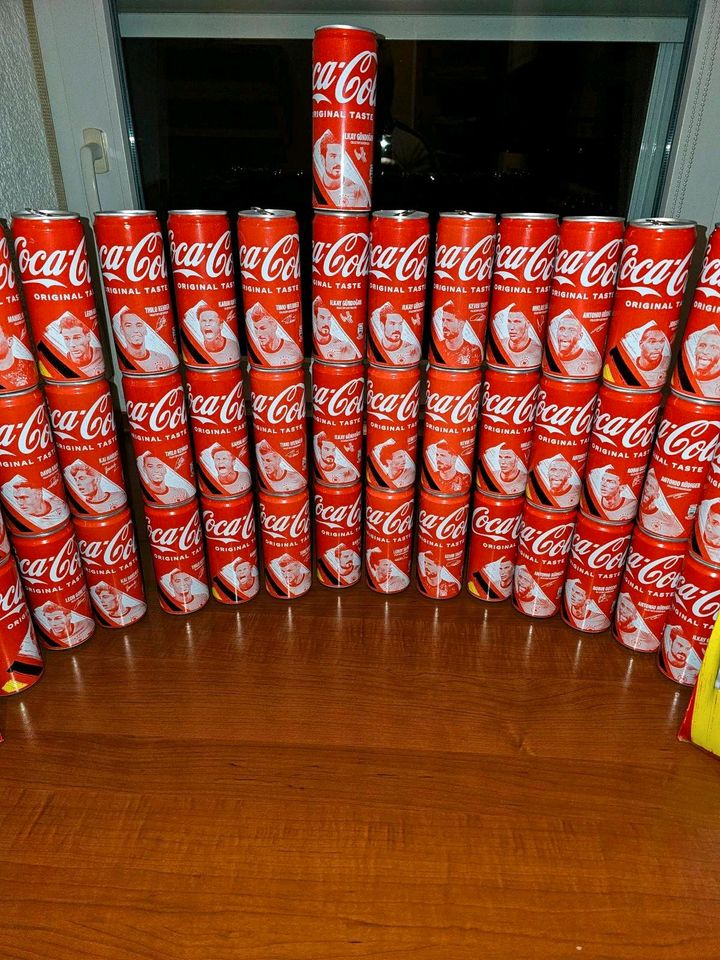 81 X Coca-Cola Sammeldosen FIFA WM 2022 (leer) in Kamp-Lintfort