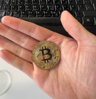 BITCOIN MÜNZE • Farbe: gold • Hamburg-Mitte - Hamburg Hamm Vorschau