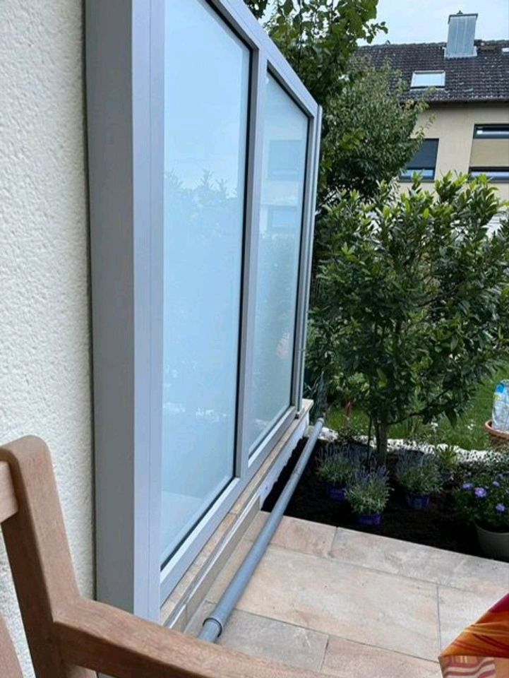 Sichtschutz Terrasse, Aluminium, Glas in Bad Vilbel
