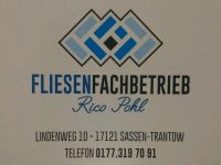 Fliesenleger Fliesen-Platten-Mosaik, Naturstein, Baureparaturen Mecklenburg-Vorpommern - Sassen-Trantow Vorschau
