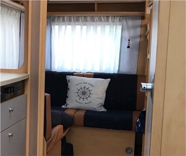 Wohnwagen Umbau Camper Kissen Sitzkissen Liegefläche Dethleffs in Kissing