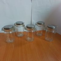 5 Vorratsgläser mit Bügelverschluß - Glasbehälter – Einmachgläser Schleswig-Holstein - Glückstadt Vorschau