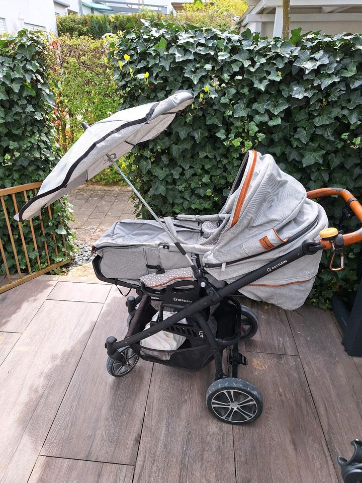 Kinderwagen Gesslein F4 (mit viel Zubehör) in Bad Mergentheim