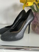 Schwarze High Heels Zara Schlangenoptik # Gr. 40 Bayern - Germering Vorschau