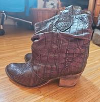 Echtlederstiefeletten Im Schlangenlook Gr. 41 Dresden - Neustadt Vorschau
