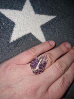 Goldring mit Amethyst Sachsen-Anhalt - Jessen (Elster) Vorschau