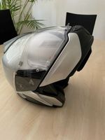 Motorrad Klapphelm BMW Silber mit Sonnenvisier (1 mal getragen) Baden-Württemberg - Ludwigsburg Vorschau