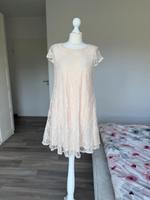 Beiges Sommerkleid Größe 36 mit spitze Niedersachsen - Schiffdorf Vorschau