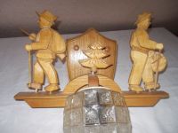 Wandlampe mit geschnitzten Figuren Sachsen - Bautzen Vorschau