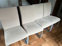 Hülsta Freischwinger Stühle Esszimmer cremeweiß 4 Stück, gepflegt Nordrhein-Westfalen - Leichlingen Vorschau