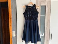 Kurzes Abendkleid (Konfirmationskleid, Gr. 38, Navy) Niedersachsen - Hechthausen Vorschau