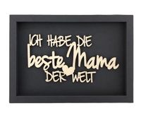 Holzschnitt " Ich habe die beste Mama der Welt" NEU Nordrhein-Westfalen - Korschenbroich Vorschau