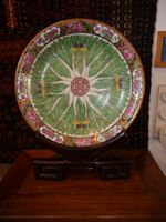 große antike große platte porzellan china 36 cm mit ständer Sachsen - Niederwiesa Vorschau