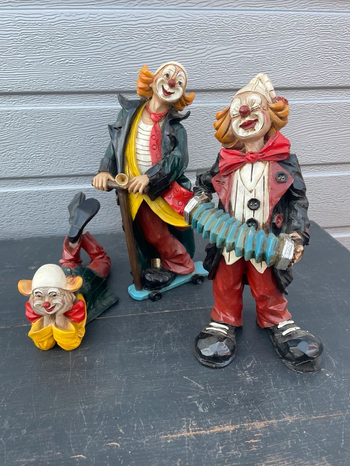 Limitierte Sammlung von Clownfiguren aus Keramik Vivian C. in Dortmund