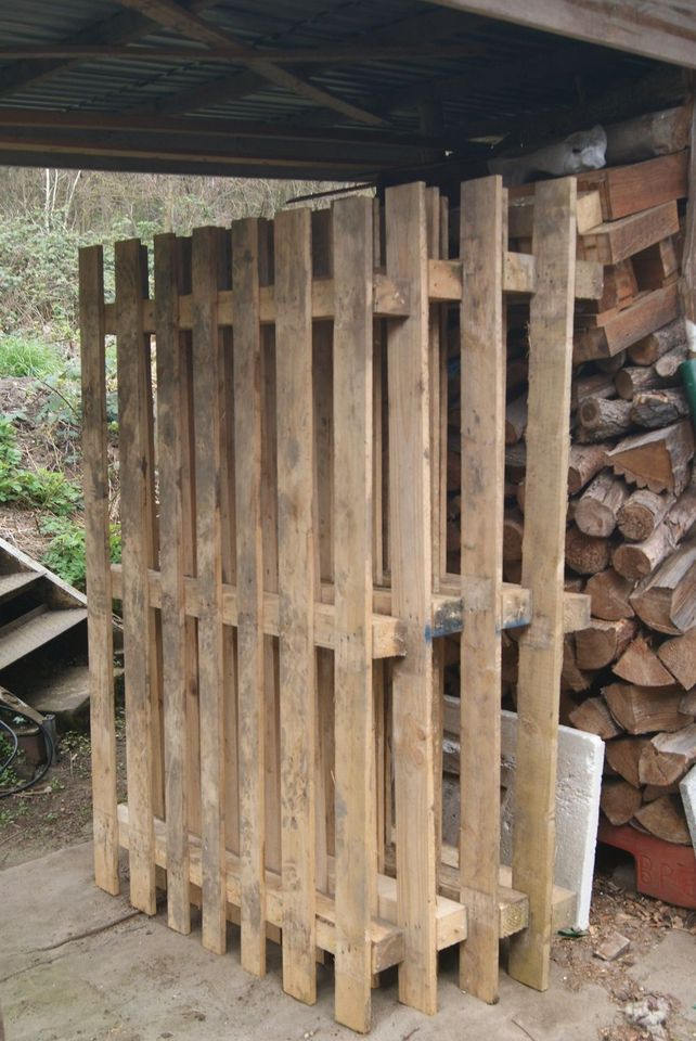 HOLZPALETTEN PALETTEN STELLAGE HOCHBEET GARTEN KOMPOSTHAUFEN TOP in Havelaue