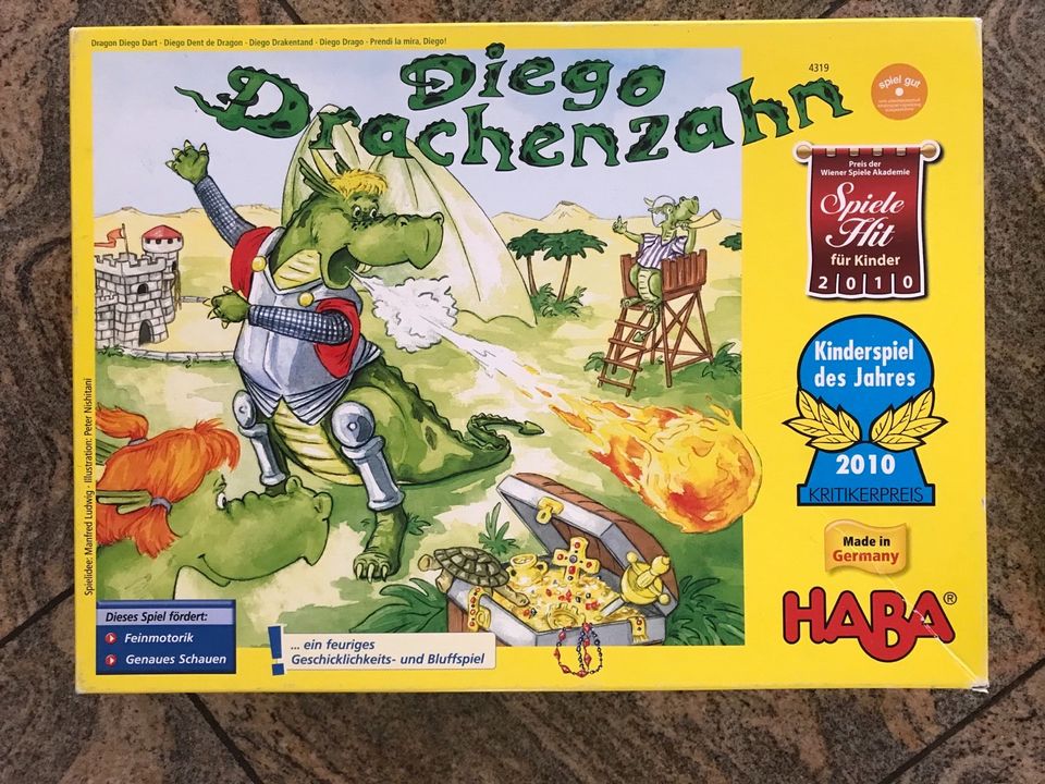 HABA Spiel Diego Drachenzahn ab 5 Jahren in Lottstetten