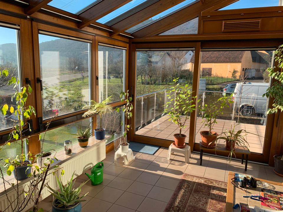 Flexibel nutzbares 2-3 Familienhaus mit sonnigem Grundstück und tollem Ausblick in Eschbach Pfalz