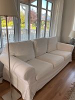 Couch 3er in Weiß und grauen Bezügen Niedersachsen - Schwanewede Vorschau