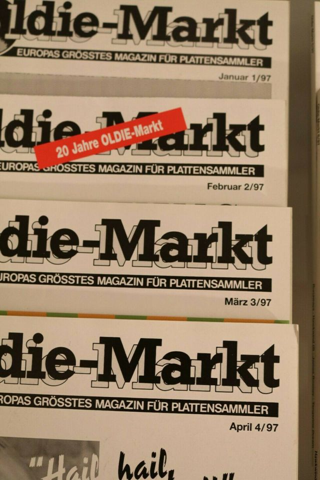 12 Hefte Oldie Markt 1996 PLATTENSAMMLER MAGAZIN Schallplatten in Gröbenzell