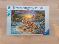 Ravensburger Puzzle- Tigerfamilie im Sonnenuntergang- 2000 Teile Hamburg Barmbek - Hamburg Barmbek-Süd  Vorschau