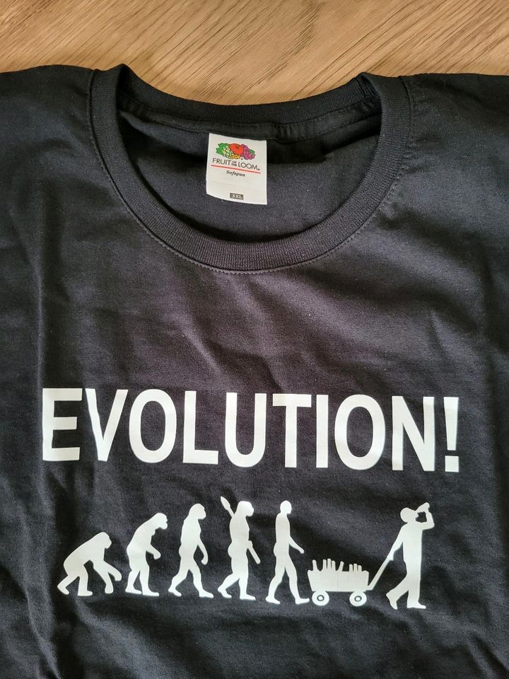 Tshirt neu, Gr. 3XL "Evolution Mann" in Langfurth