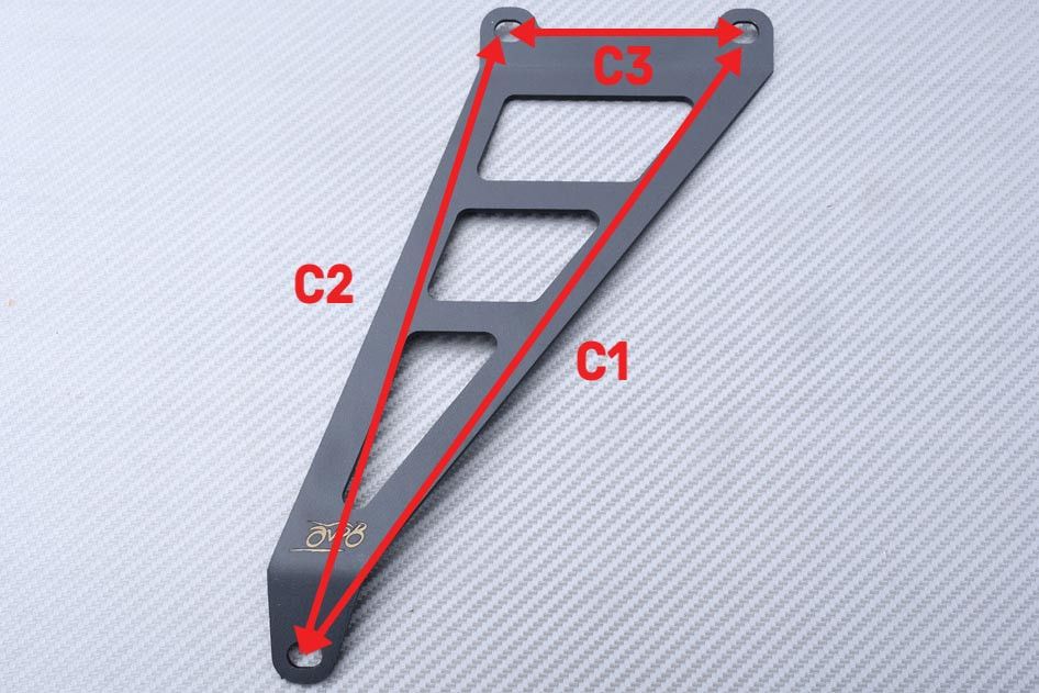 Auspuffhalterung AVDB für KAWASAKI ZX6R / 636 1998 - 2004