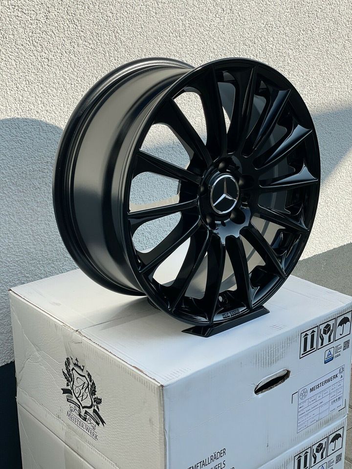 19Zoll Felgen Mercedes 5x112 A B C CLA E Klasse A45 C63 AMG MW16* in Dillingen (Donau)