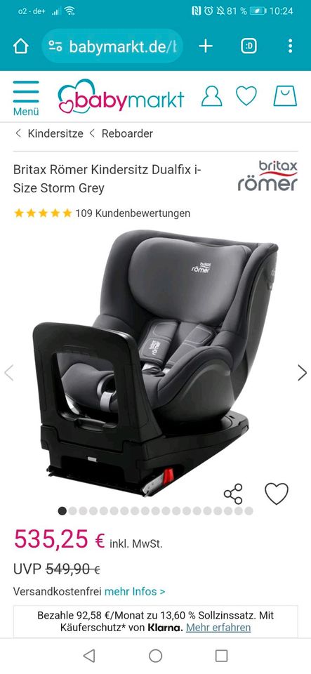 Britax Römer Kindersitz Dualfix M in Castrop-Rauxel