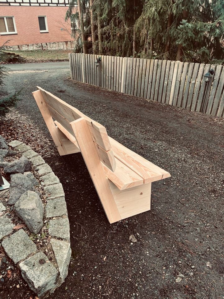 Bank Gartenbank Holzbank Sitzbank Gartentisch Gartenmöbel Gravur in