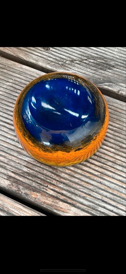 Vintage Schale massiv Orange gelb blau Murano? in Stuttgart