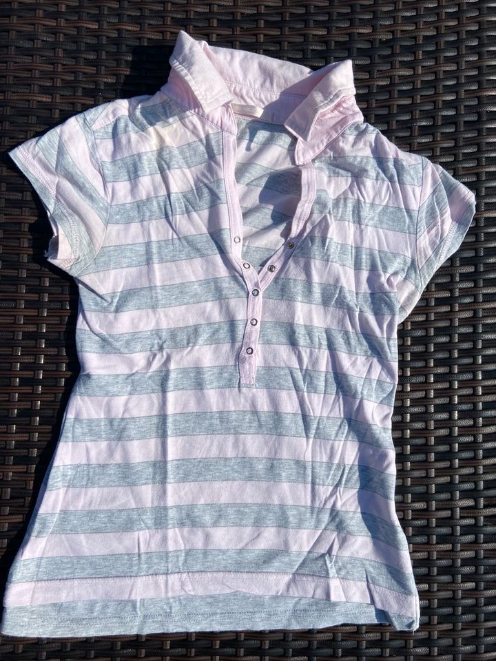 Fishbone Shirt Rosé grau XS in Haselbachtal