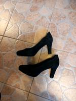 Damen Pumps, High Heels, Gr.41, Schwarz, Samt Bayern - Dettelbach Vorschau