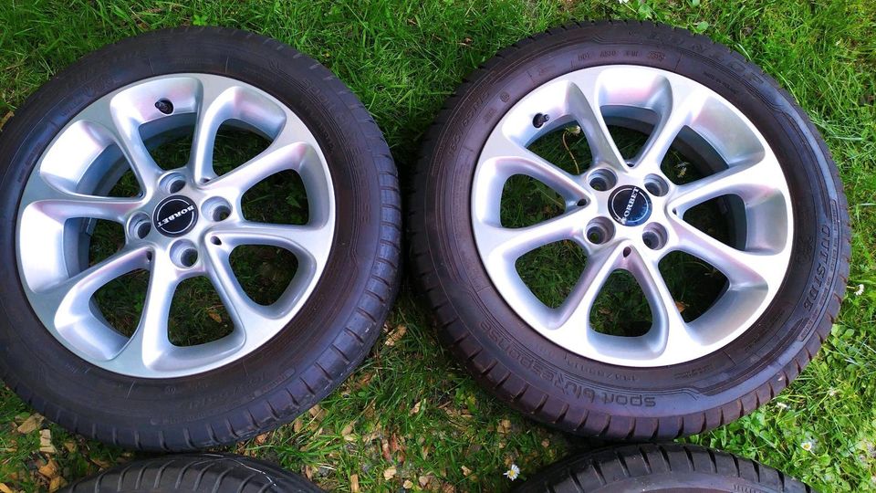 Top Alu Sommerräder Smart 453 RDKS 165/65 + 185/60 R15 evt Twingo in Haßfurt