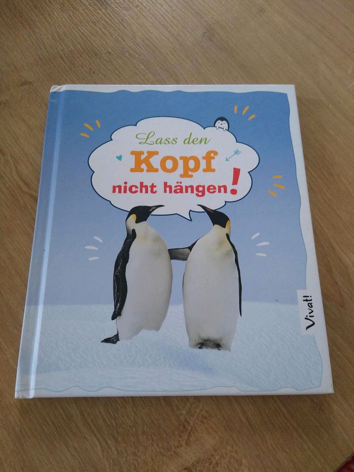 Lass den Kopf nicht hängen!, Aufmunterung,Pinguin, Geschenk in  Niedersachsen - Zeven