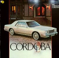 Chrysler Cordoba - USA - Übergröße - Prospekt 1983 Dresden - Reick Vorschau